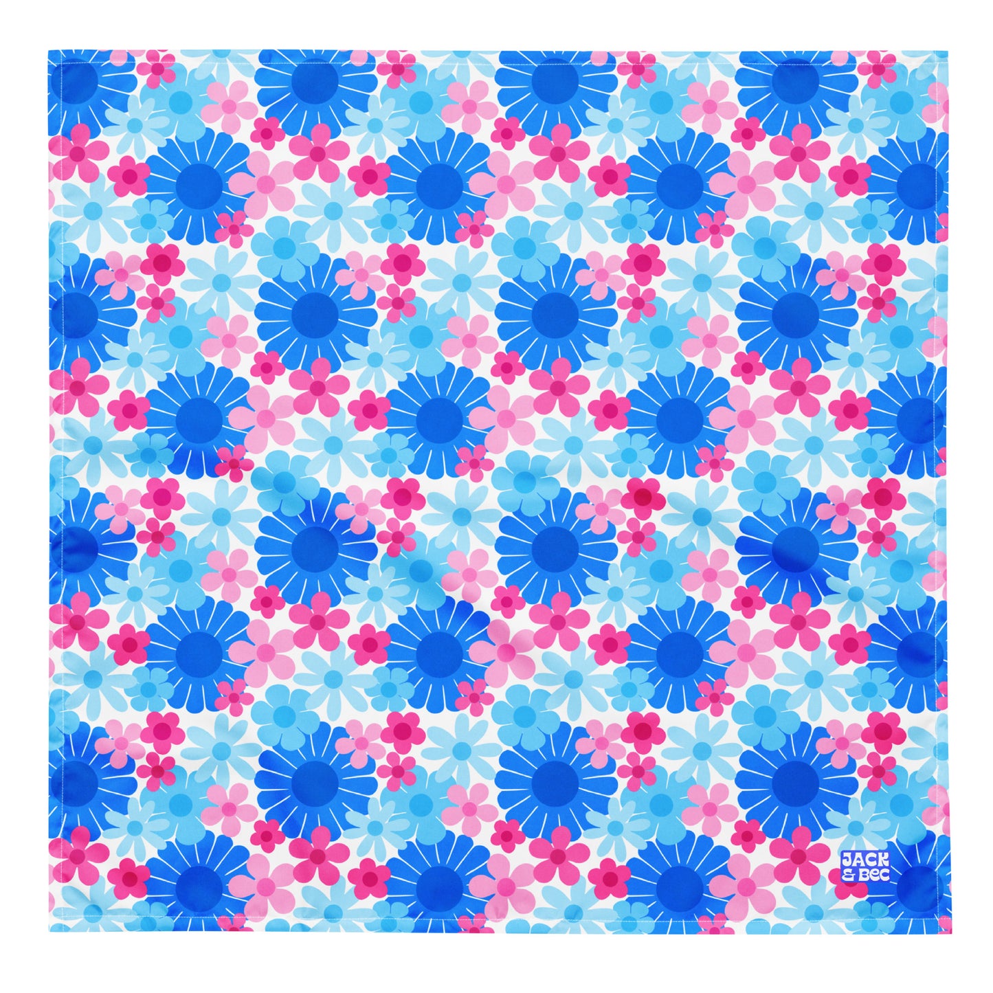 Candy Floss Flower Power Bandana