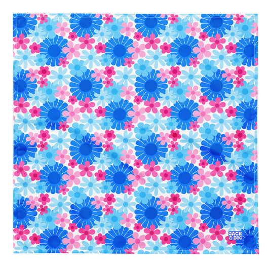 Candy Floss Flower Power Bandana