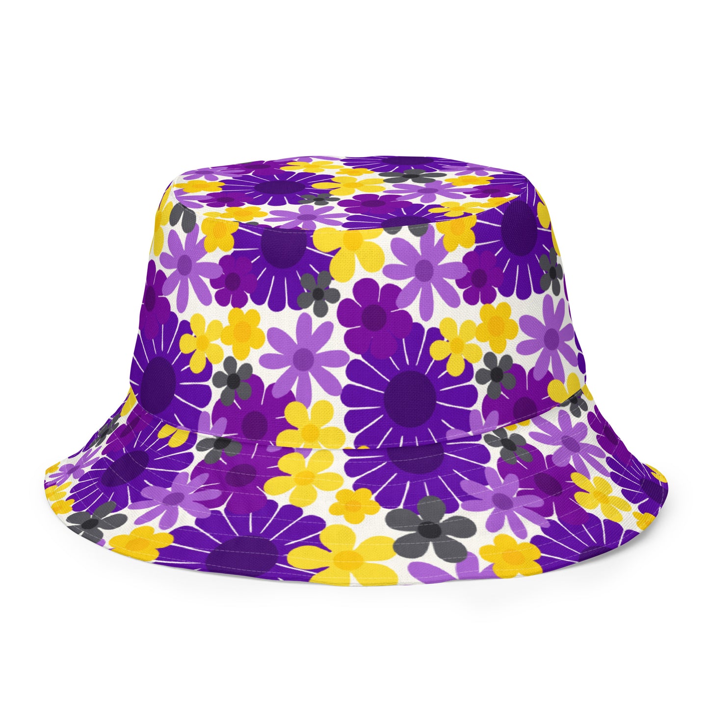 Lavender Lemonade Reversible Bucket Hat