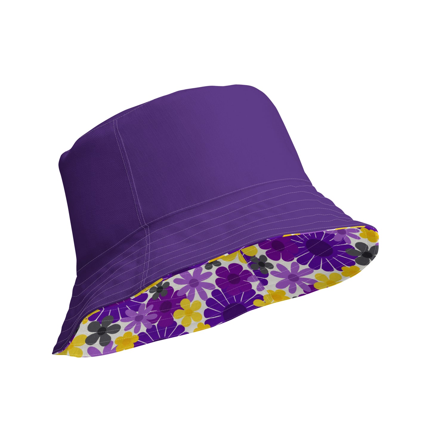 Lavender Lemonade Reversible Bucket Hat