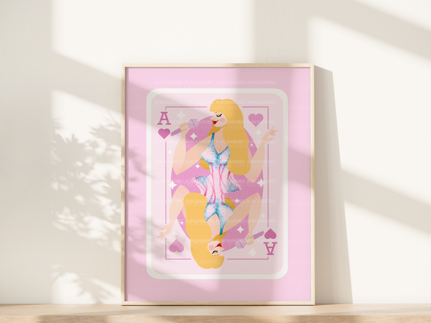 Blondie Pop Girlie Print