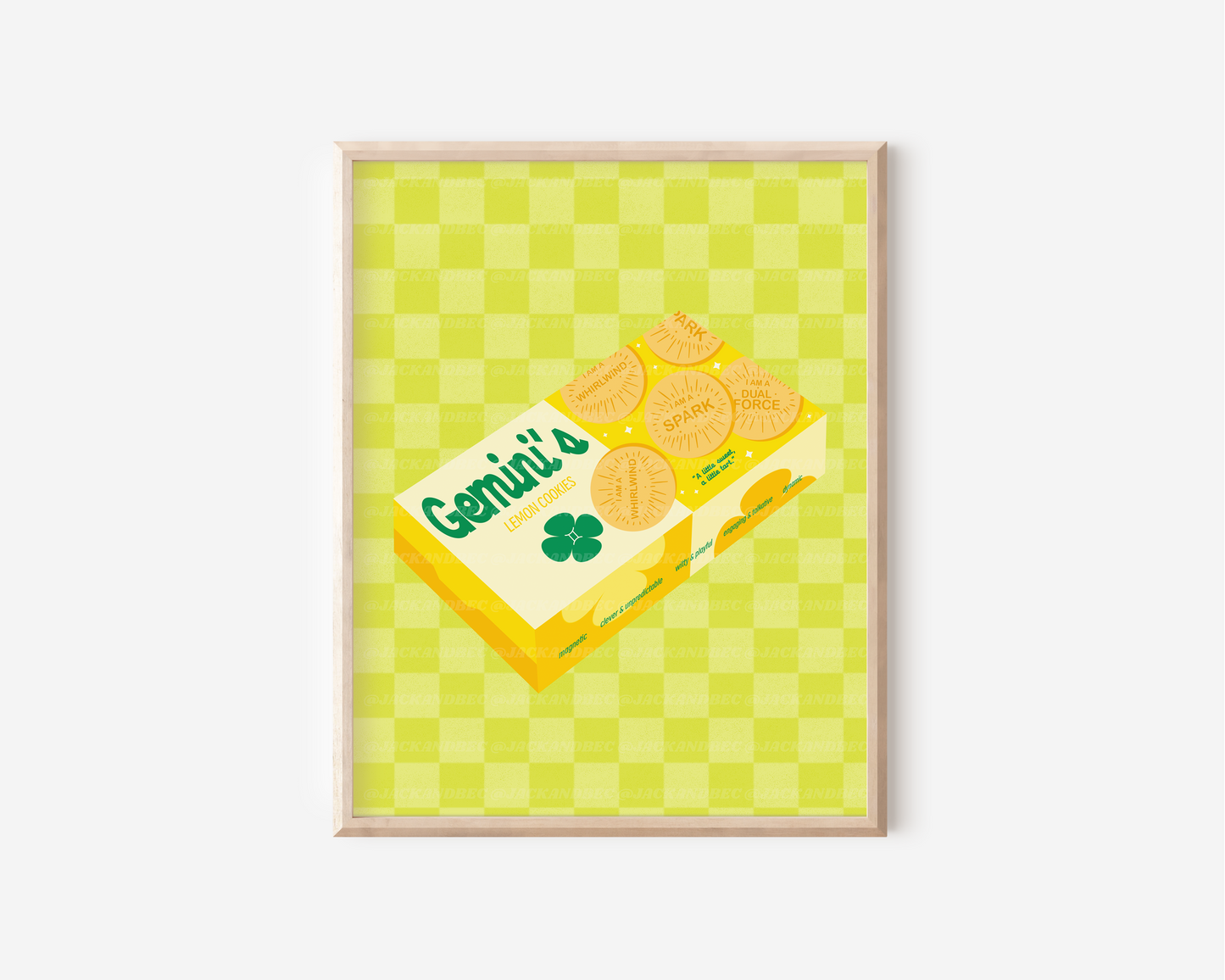 "Gemini Cookies" Print