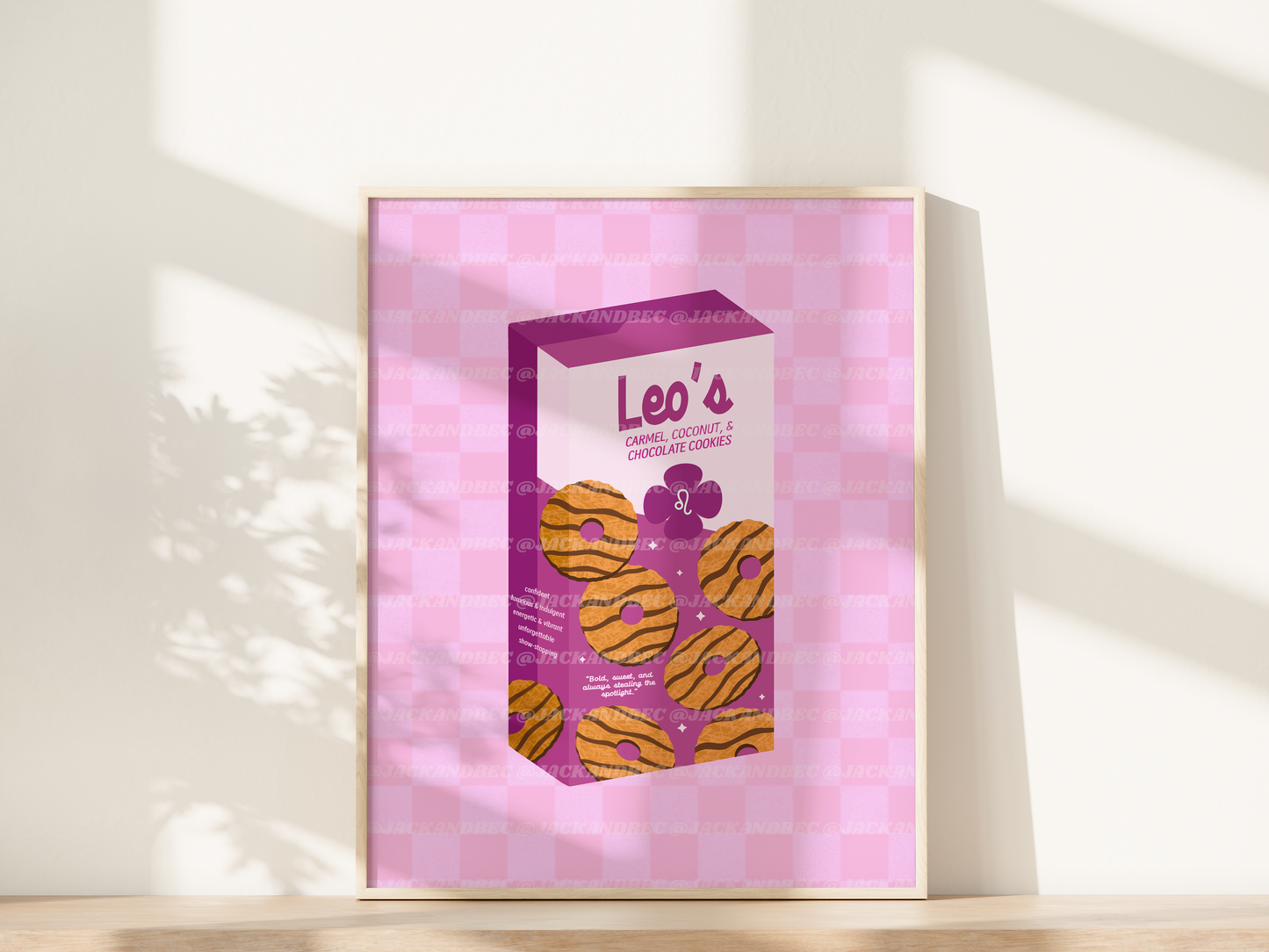 "Leo Cookies" Print