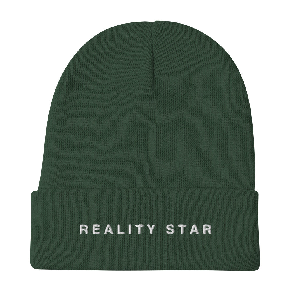 Reality Star Embroidered Beanie