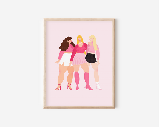 Not Very Nice Girls Print
