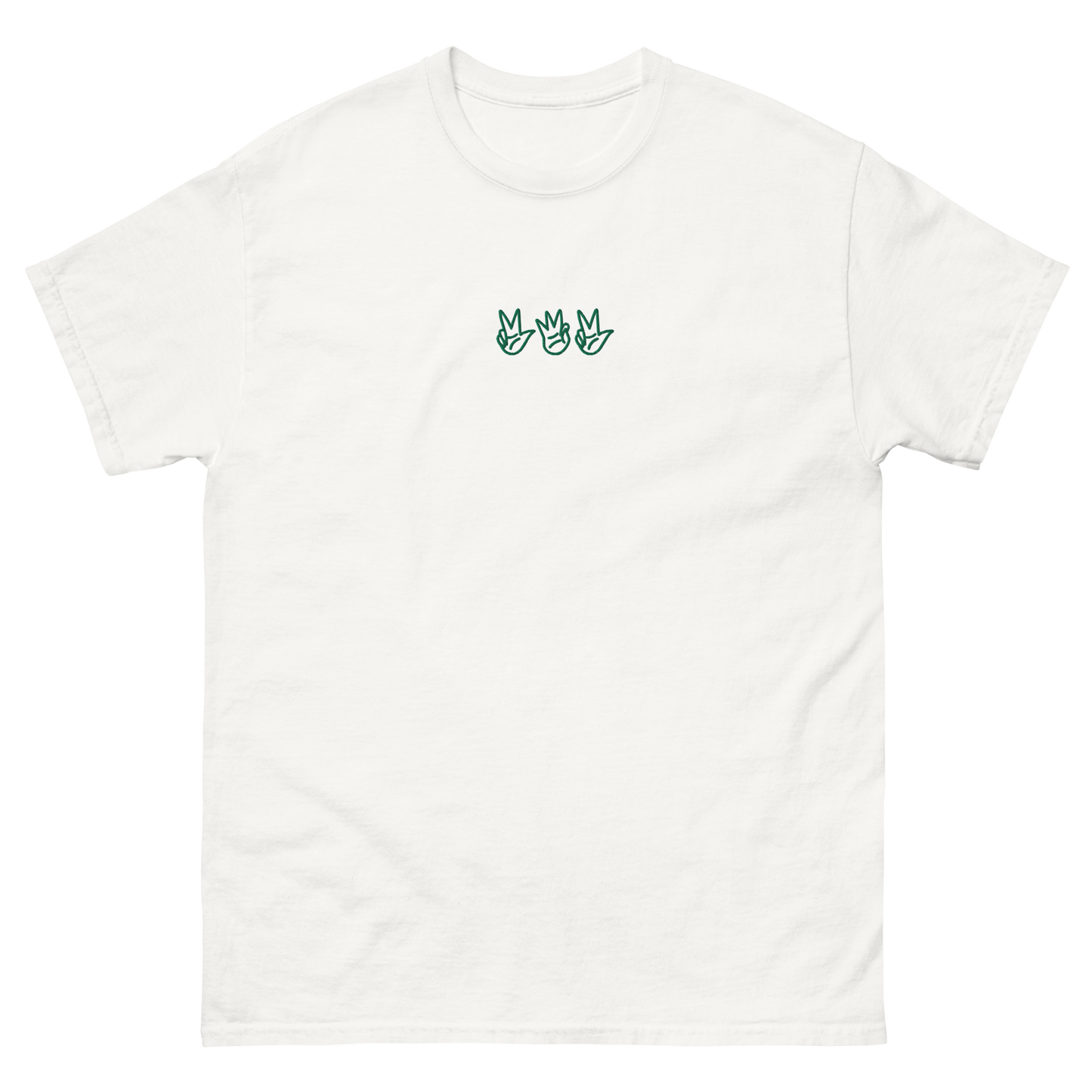 ASL Angel Number Embroidered T-Shirt