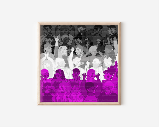 Asexual Pride Print