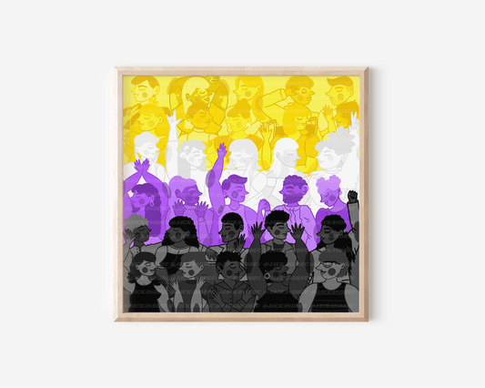 Enby/Nonbinary Pride Print