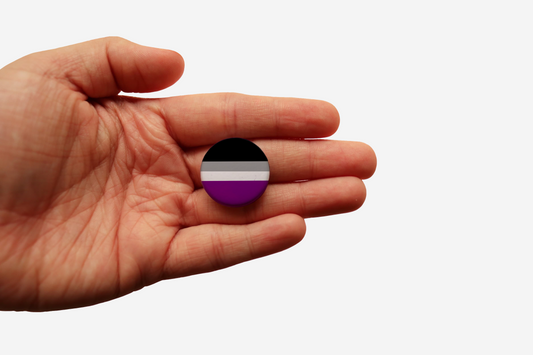Asexual Flag Button