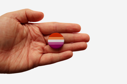 Lesbian Flag Button
